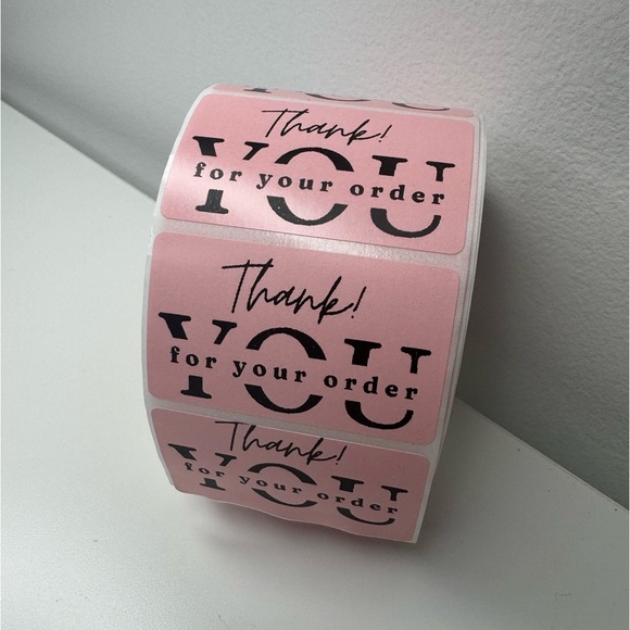 100 pcs Thank You for your order my 2" Stickers labels NWT - Picture 10 of 14